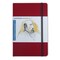 Global Art Handbook Travelogue Artist Journal, Large Portrait, 5.5" X 8.25", Vermilion Red